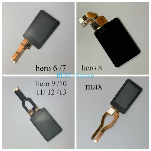Imagen 1 del producto 95% nuevo Original para Gopro MAX 360 Hero 6 7 8 9 10 11 12 13 pantalla LCD con piezas de Accesorios de reparación de Cámara de Acción táctil