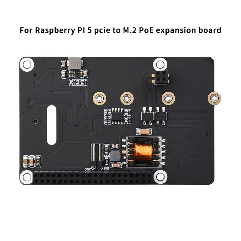 Raspberry PI 5 PCIe to M.2 NVME with PoE expansion board  Multi-specification SSD interface hard disk