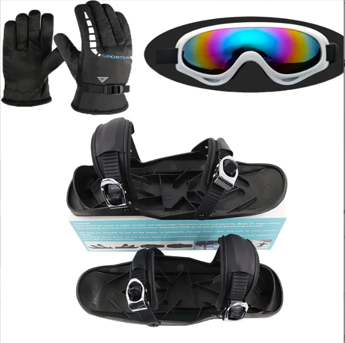 

High Quality Snow Shoe Mini Ski Skates Outdoor Travel Snow Ski Tool Portable Snowboard