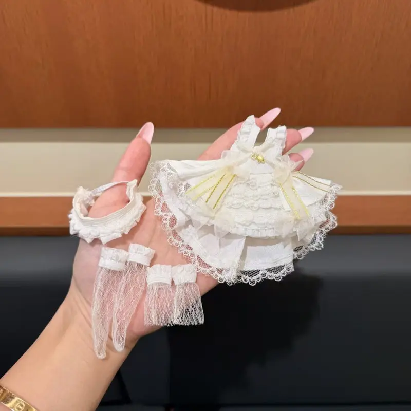 New Arrival Lace Skirt Series Doll Clothes Suit Fit OB11 1/8 1/12 BJD Doll Handmade Costume Accessories Toy Decor Gift No Doll view 4