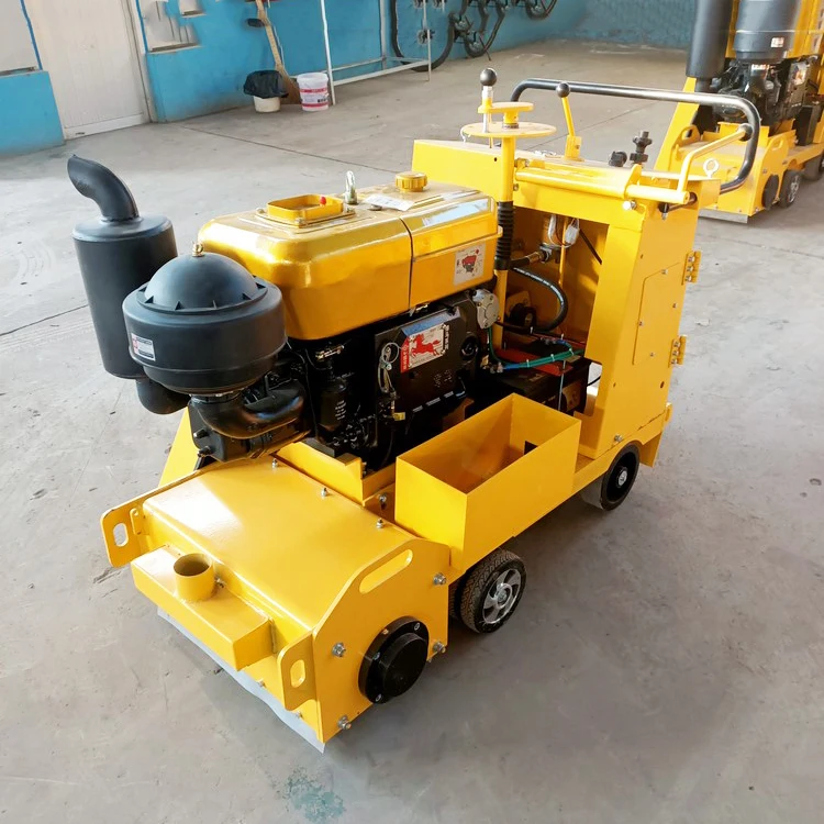 إزالة خط الطريق المحمولة اليد دفع عالية الطاقة محرك آلة طحن الأسفلت خدش الخرسانة
