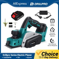 Drillpro 15000RPM Cordless Electric Hand Planer Home DIY Cutting Tool  Planer Stand Woodworking Power Tool for Makita Battery