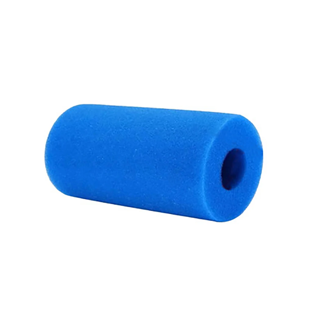 Swimming Pool Water Filter Foam Pool Reusable Washable Sponge Filter Column Filtration Accessory, 10.2x9cm