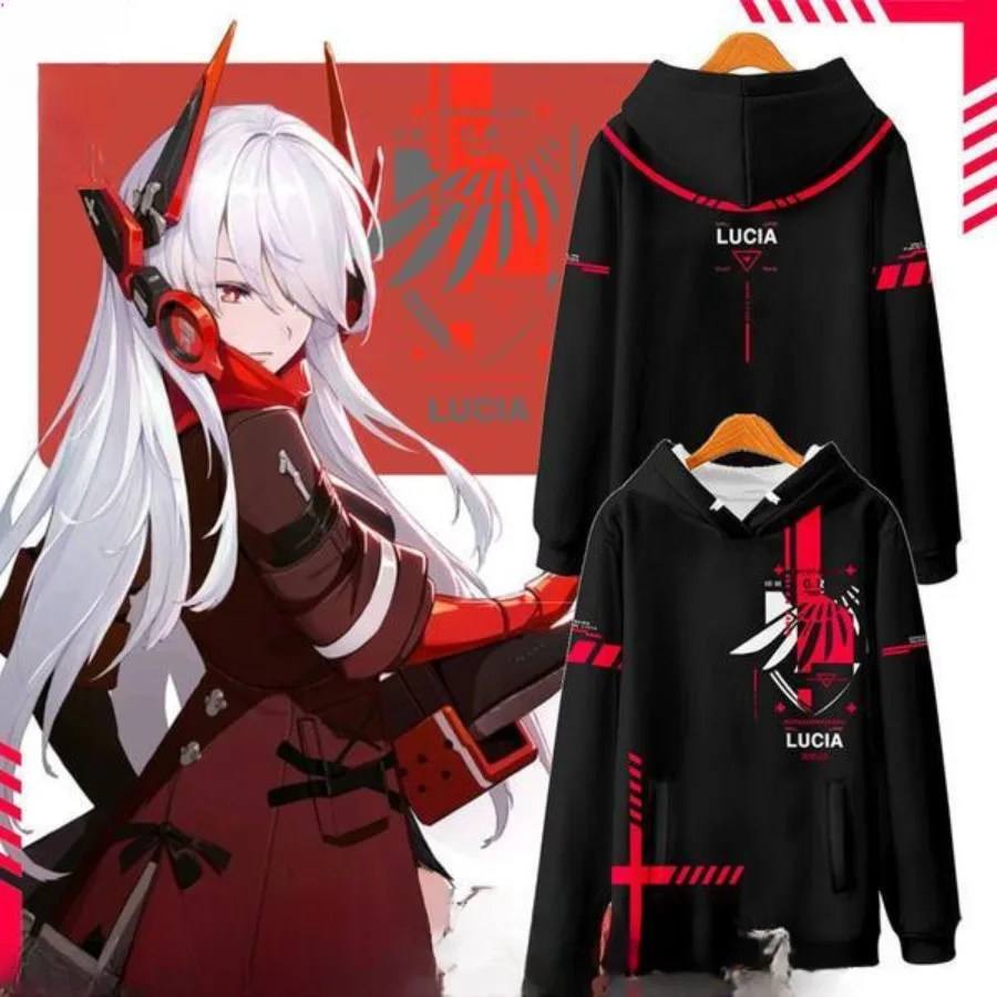 GRAY RAVEN：PUNISHING Lucia Cosplay Hoodie Women Men Harajuku Sweatshirt Streetwear Hip Hop Long Sleeve Pullover Hooded Jacket