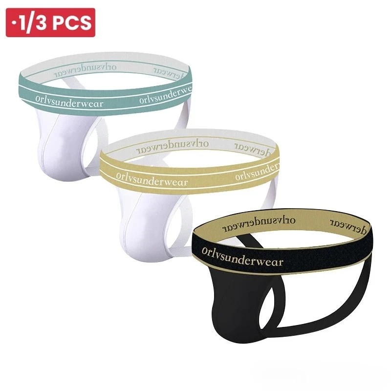 

ORLVS Мужское нижнее белье Jockstrap Мужские U-выпуклые сексуальные стринги с низкой талией Мужские стринги Tanga Hombre Хлопок Мягкое нижнее белье Ремешок OR6101