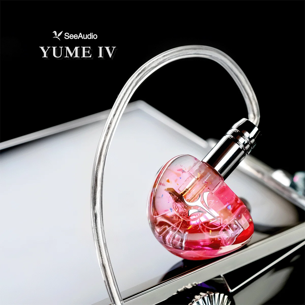 SeeAudio YUME IV Earbud 2BA Driver In Ear Monitor Wired IEM with Replaceable 0.78mm 2Pin 6N OFC Silver Plating Cable