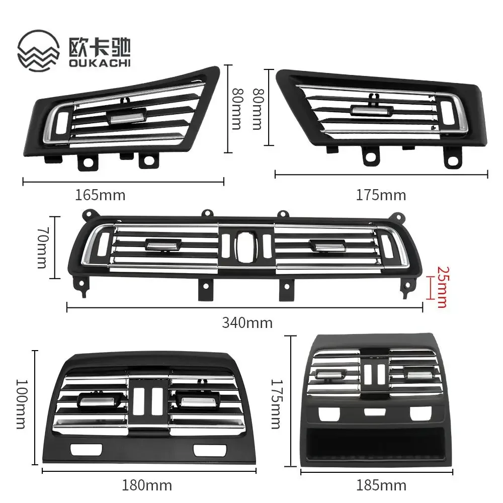 

For BMW 7 Series Upgraded Front Rear Air Vent Grille Outlet Panel F01 F02 730 735 740 2009-2015