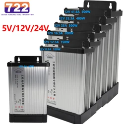 LED Lighting Transformers AC/DC 5V 12V 24V Switching Power Supply 100W 150W 200W 300W 400W 220V Outdoor Rainproof Transformers