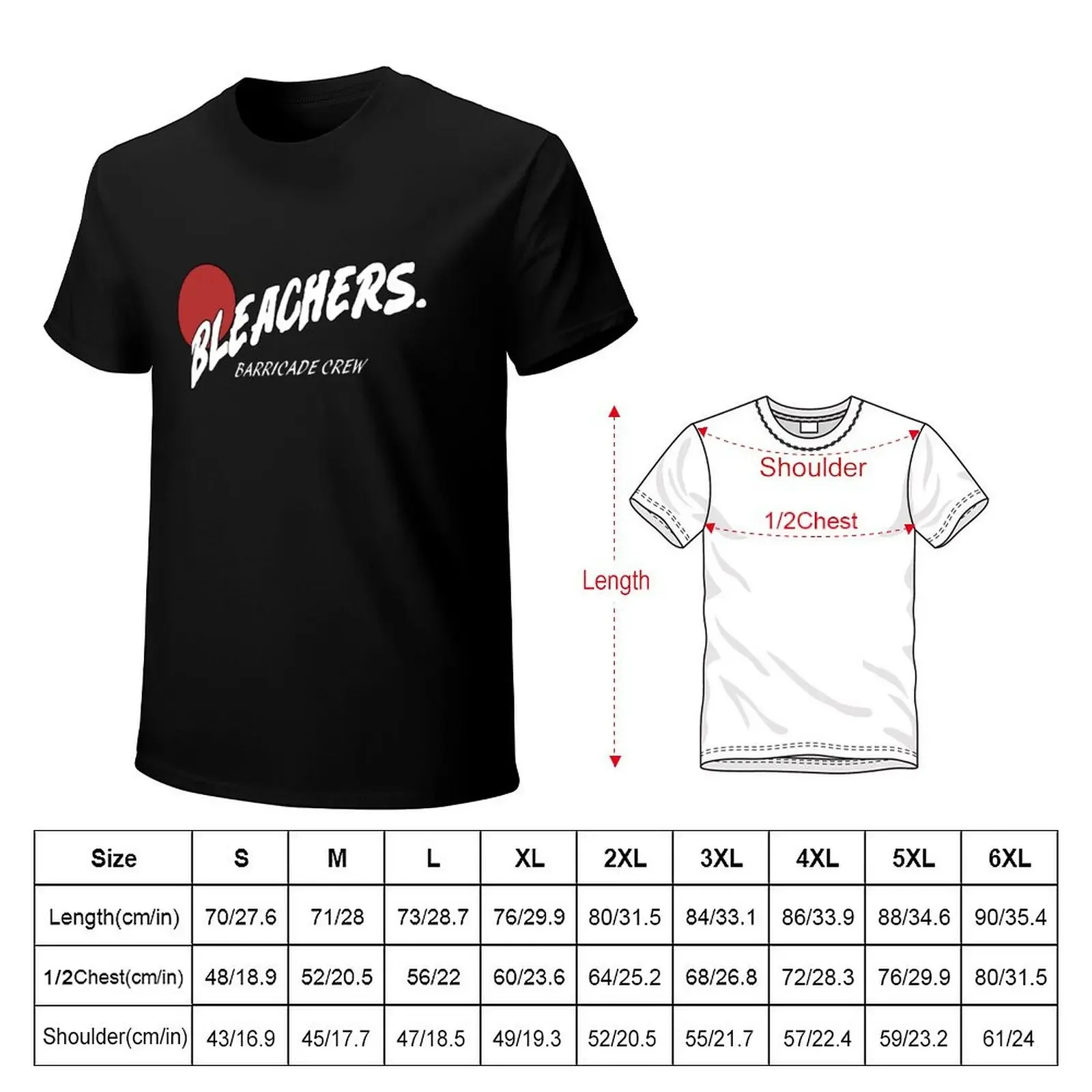 Bleachers Barricade Crew T-Shirt shirts graphic heavyweights tees t shirts for men graphic