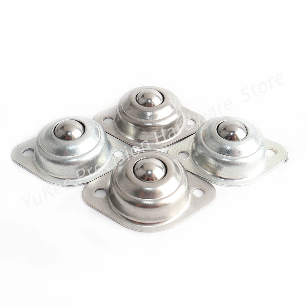 

4Pcs/6Pc/10Pcs CY-12A Universal Ball 360 ° Rotating Furniture Caster Bulleye Wheel Heavy Pulley Ball Conveyor Ball
