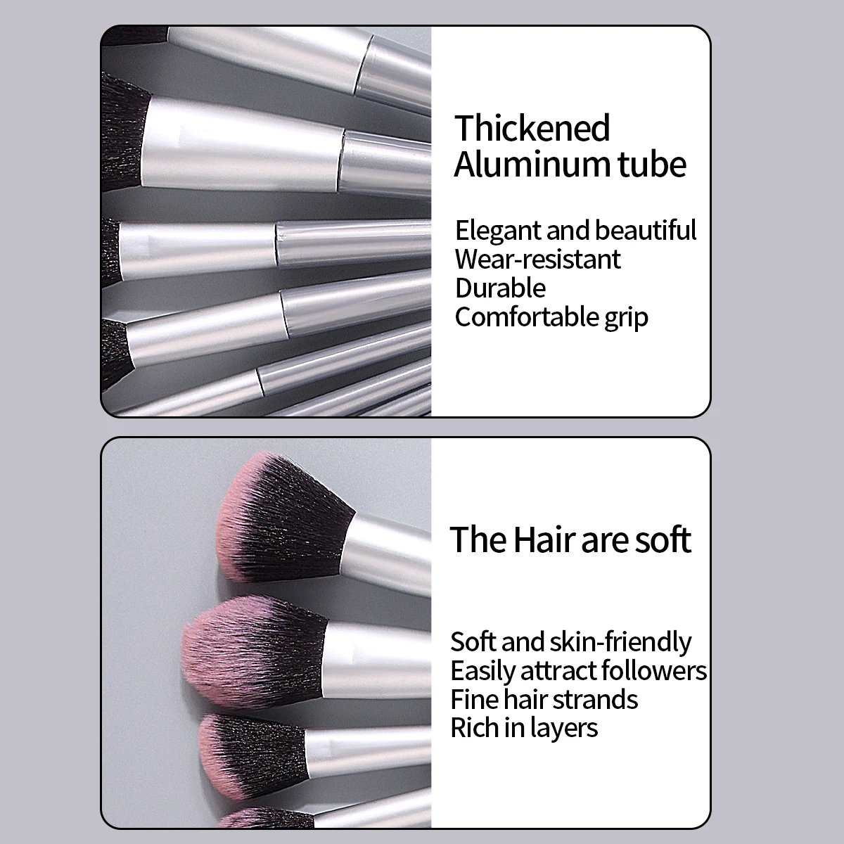 Juego de brochas de maquillaje Facial multiusos, suave, sin obstrucciones y fácil de limpiar, esponja para maquillaje en polvo, 4/12/16 Uds.