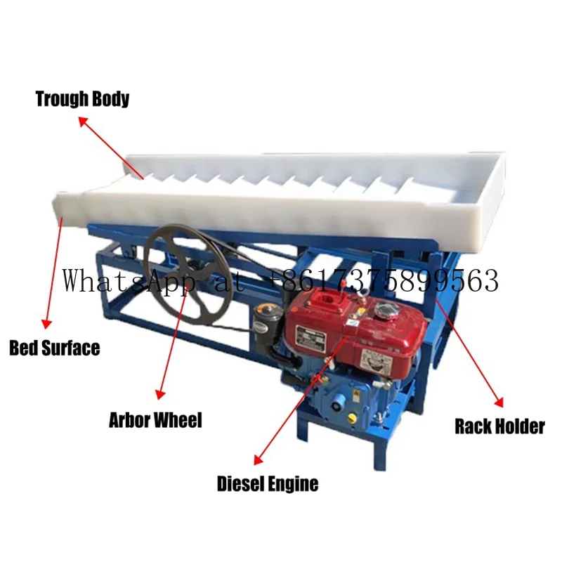 Gold Mining Machinery   Mixed Plastic Shaking  Gold Separation Equipment Hot Sale New