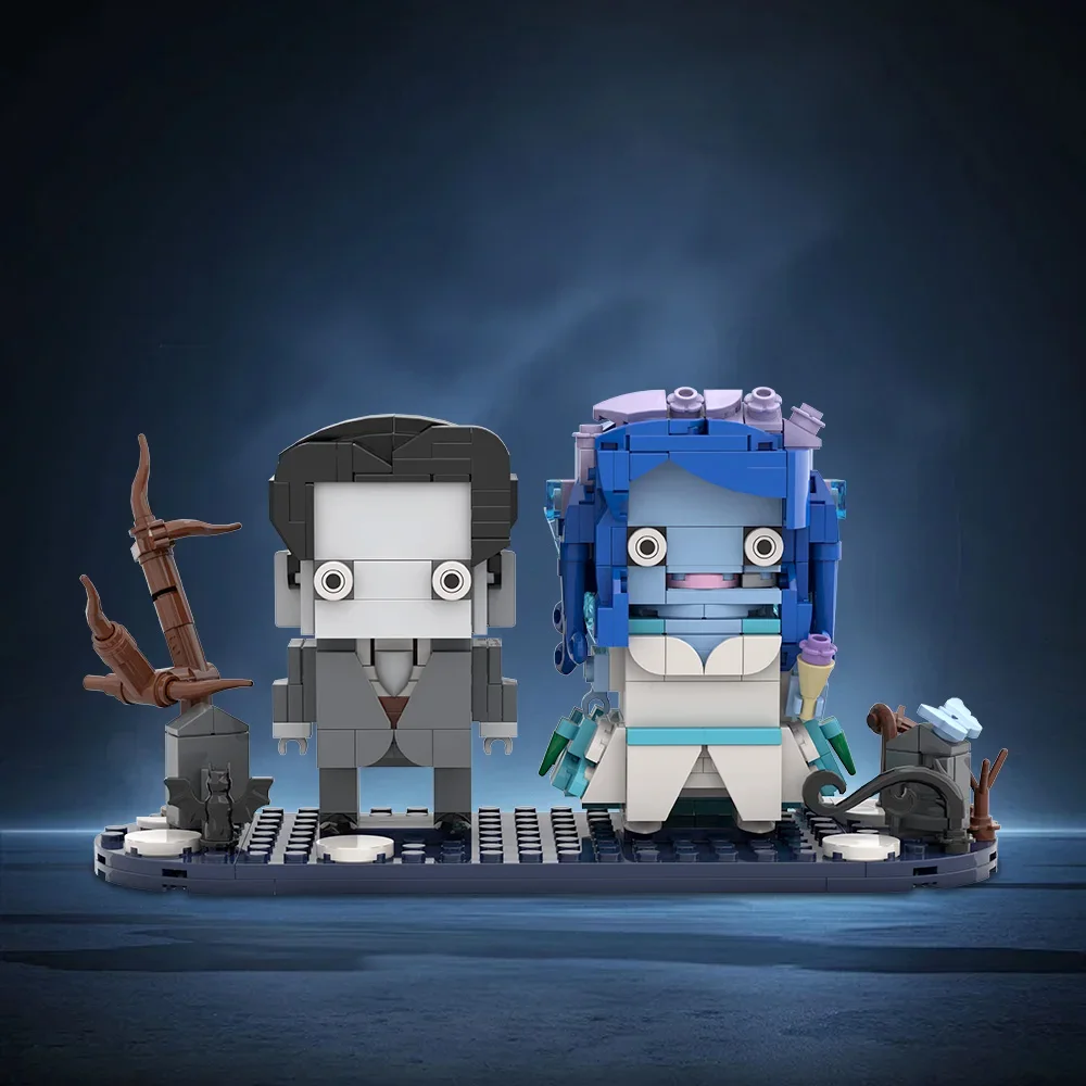 

MOC Corpsed Brides Figure Building Blocks Model Movie Corpsed Brides Figure Horror Doll Bricks Assemble Toys Kids Birthday Gifts