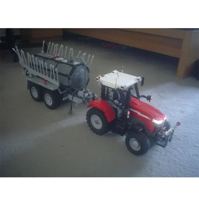 

MOC-33521 Новый пульт дистанционного управления, сборка сельскохозяйственного трактора, строительный блок, модель1220, детали для мальчиков, детский строительный блок, игрушки