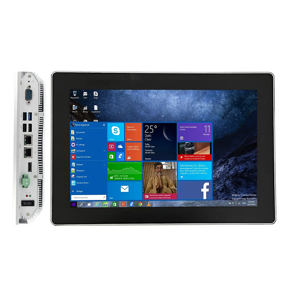 

Fast Sale 10.1" Inch IP65 Waterproof LCD Wall Mounted Industrial All in One Touchscreen Panel Pc