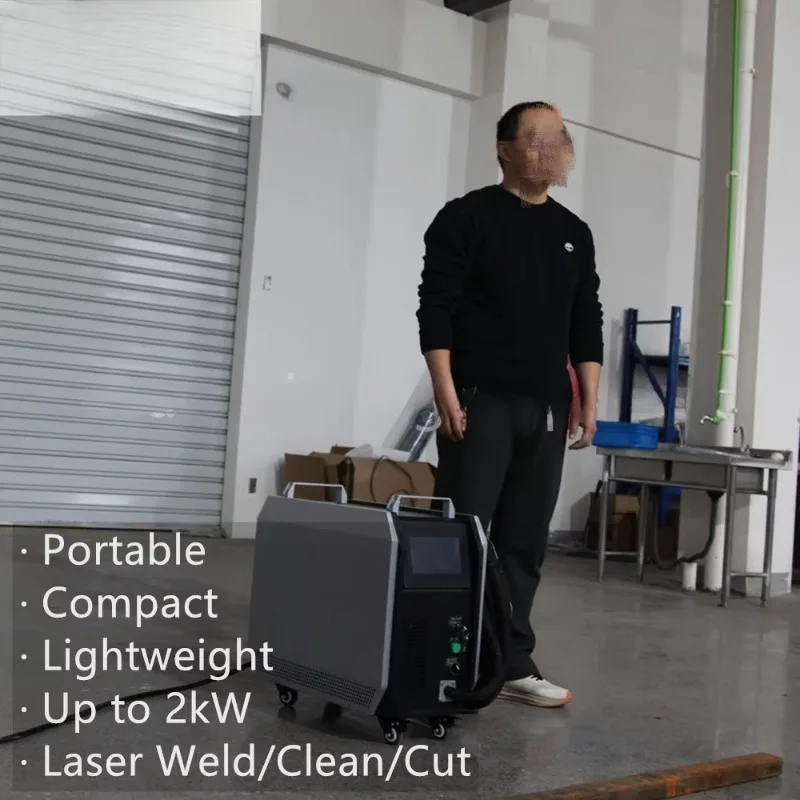 Industrial 3 in 1 Fiber Laser Welding Machine for Sheet Metal Fabrication Hardware Manufacturing and Repair Services