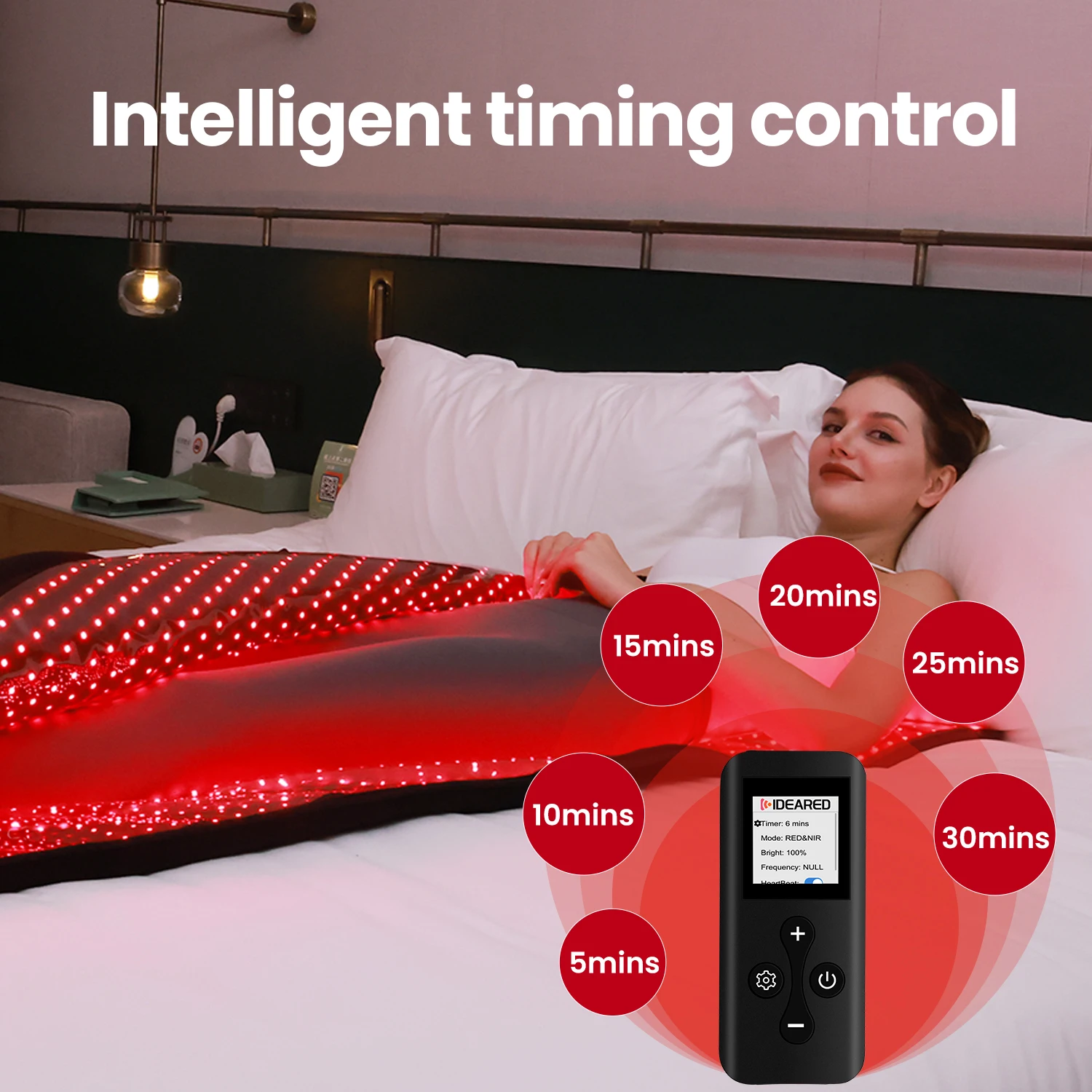 Selimut Terapi Lampu Merah Seluruh Tubuh Selimut Terapi Lampu Merah LED Meredakan Rasa Sakit