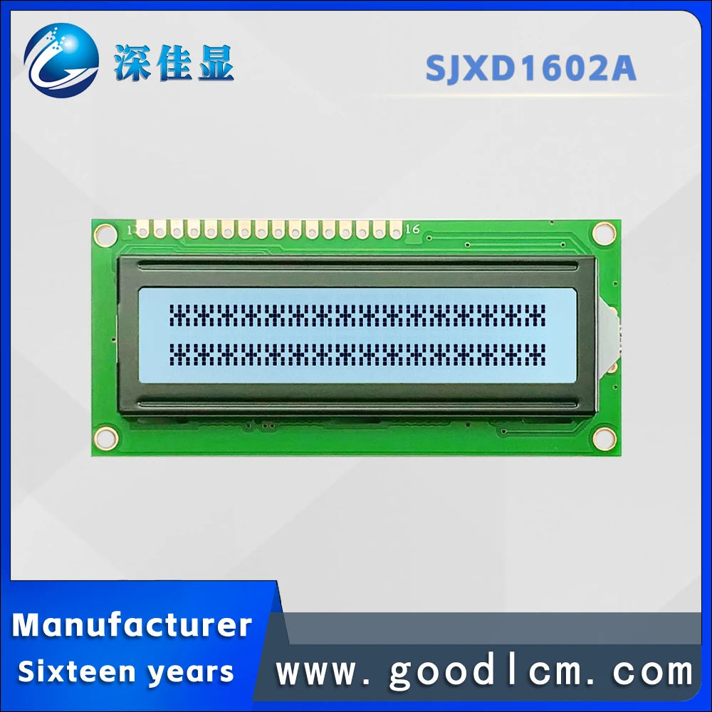 Imagem -04 - Display Lcd 1602 Lcd 16x02lcm Lcd Módulo 16*02 Caráter Lcd com Vários Modos e Cores 3.3v Fonte de Alimentação St7066 Unidade 1602a