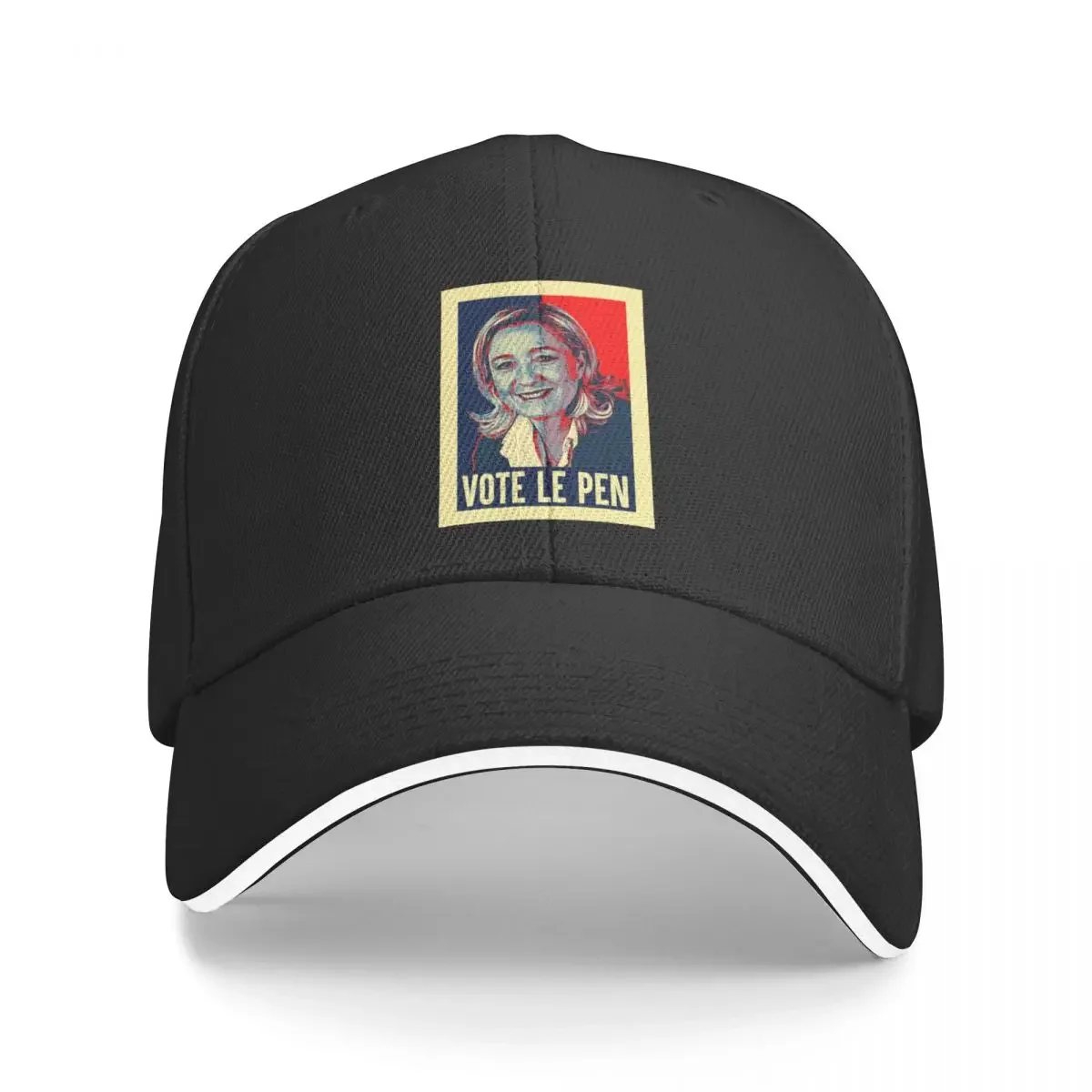

Vote Marine Le Pen French Presidential Candidate 2022 France Baseball Cap Thermal Visor derby hat dad hat Golf Wear Men Women's