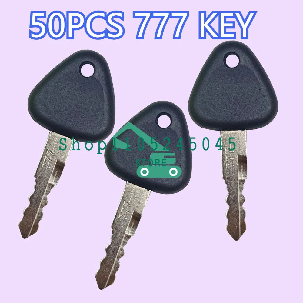 

50 PCS 777 Excavator Keys 14529178 Ignition Key for Heavy Equipment