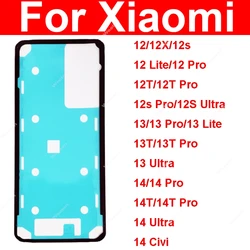 Back Battery Cover Adhesive Glue For Xiaomi 12 12s 12X 12T 13 13T 14 Lite Pro Ultra Civi Back Housing Adhesive Tape
