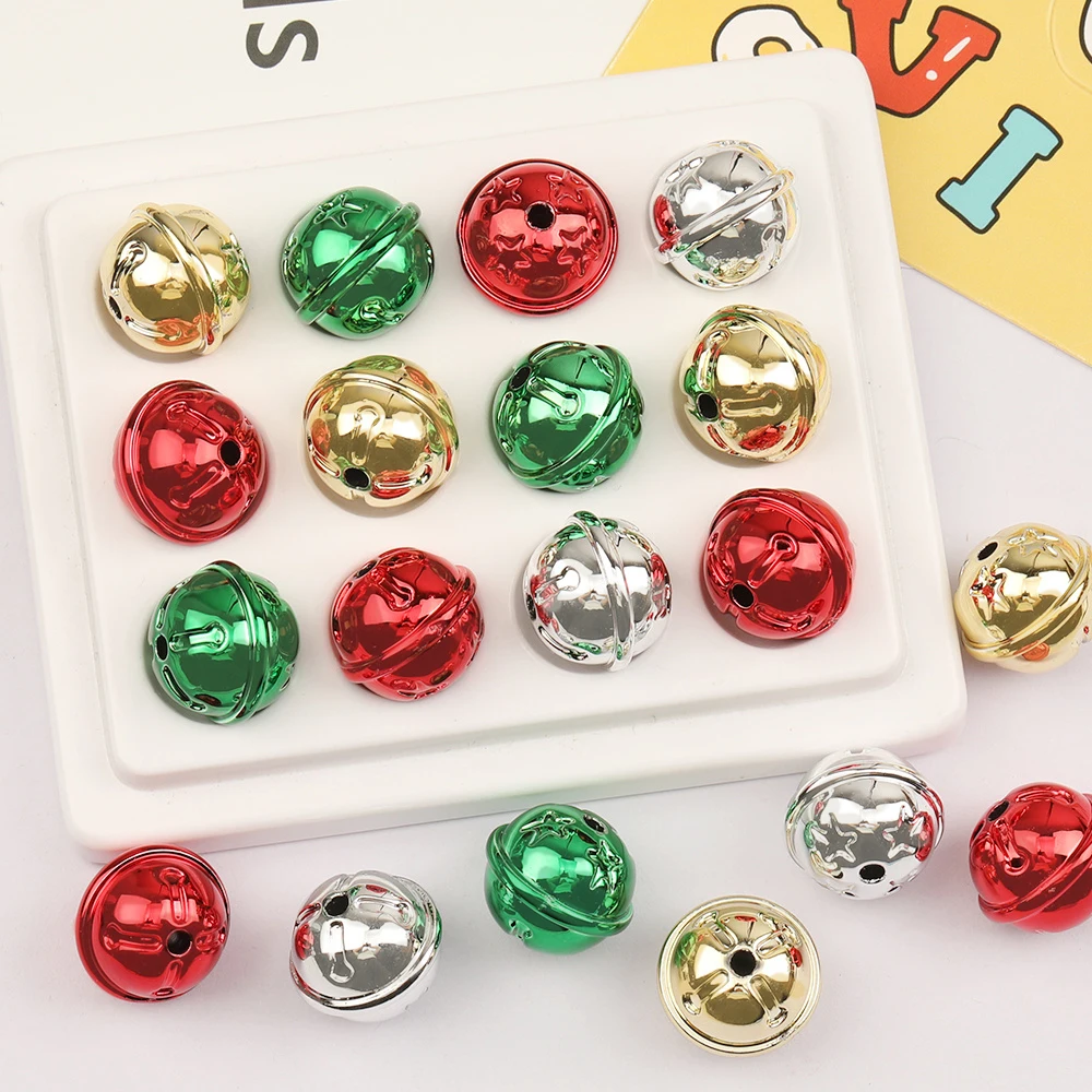 

Cordial Design 100Pcs 16*18MM Jewelry Accessories/DIY Christmas Beads/Hand Made/Bell Shape/UV CCB Effect/Acrylic Bead #16999
