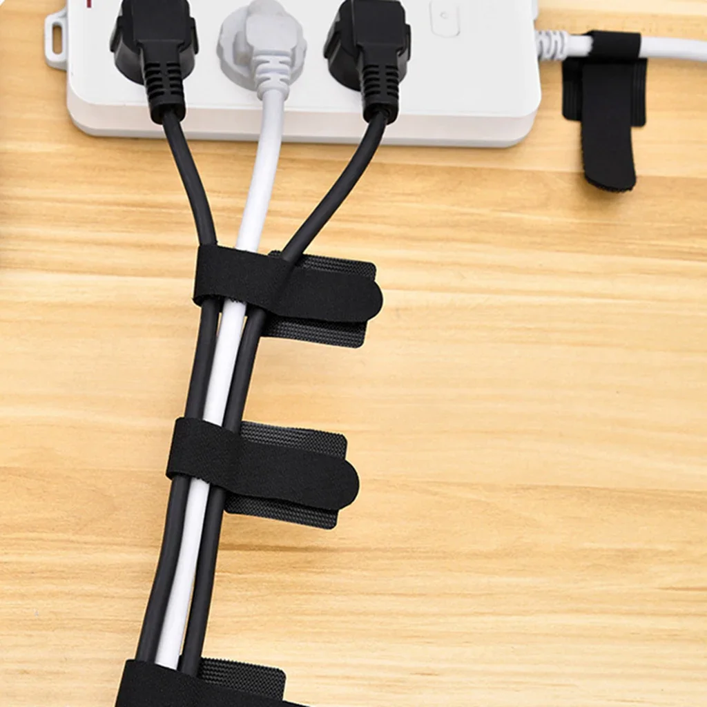 10/4 Pcs USB Cable Organizer Self Adhesive Cable Management Clips Power Cable Winder Protection Cord Holder 5m Wall Wire Manager