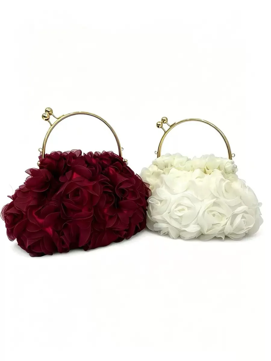 Blumen-Mode-Handtasche Koreanische Version Ketten-Abendtasche Elegante Vielseitige Rosen-Damentasche