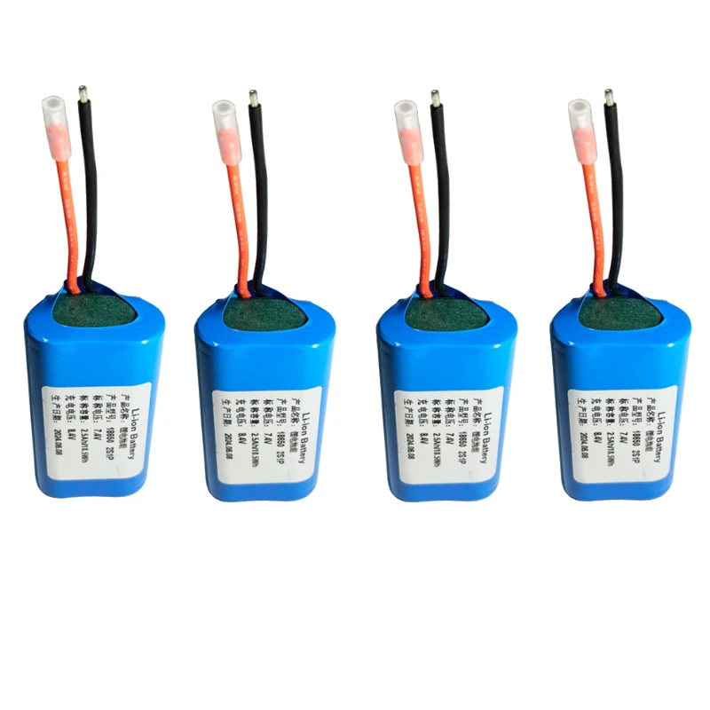 18650 7.4V 2500mAh 12C Capacity 2S1P New General-purpose High-Drain Li-ion Battery Pack for Power-Dense Design High-Performance