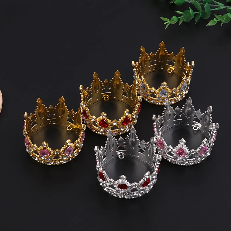 1Pc Katoenen Pop Retro Kroon Hoofddeksels Korea Poppen Katoenen Pop Kroon Voor Babypop Jurk Mode Pop Accessoires