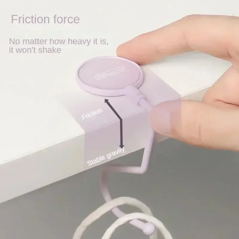 1 Buah Kait Tas Morandi Lucu Kait Tas Dompet Meja Berat Tas Tangan Travel Gantungan Tas Samping Meja Penyelenggara Meja Kantor