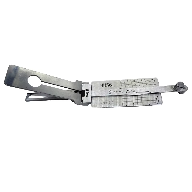 Original Lishi HU56 2-in-1 Schlossöffner-Decoder für Zündung und Autotüröffnung für ältere Jaguar- und Volvo-Modelle, vertikales Fräsen – Detail 5
