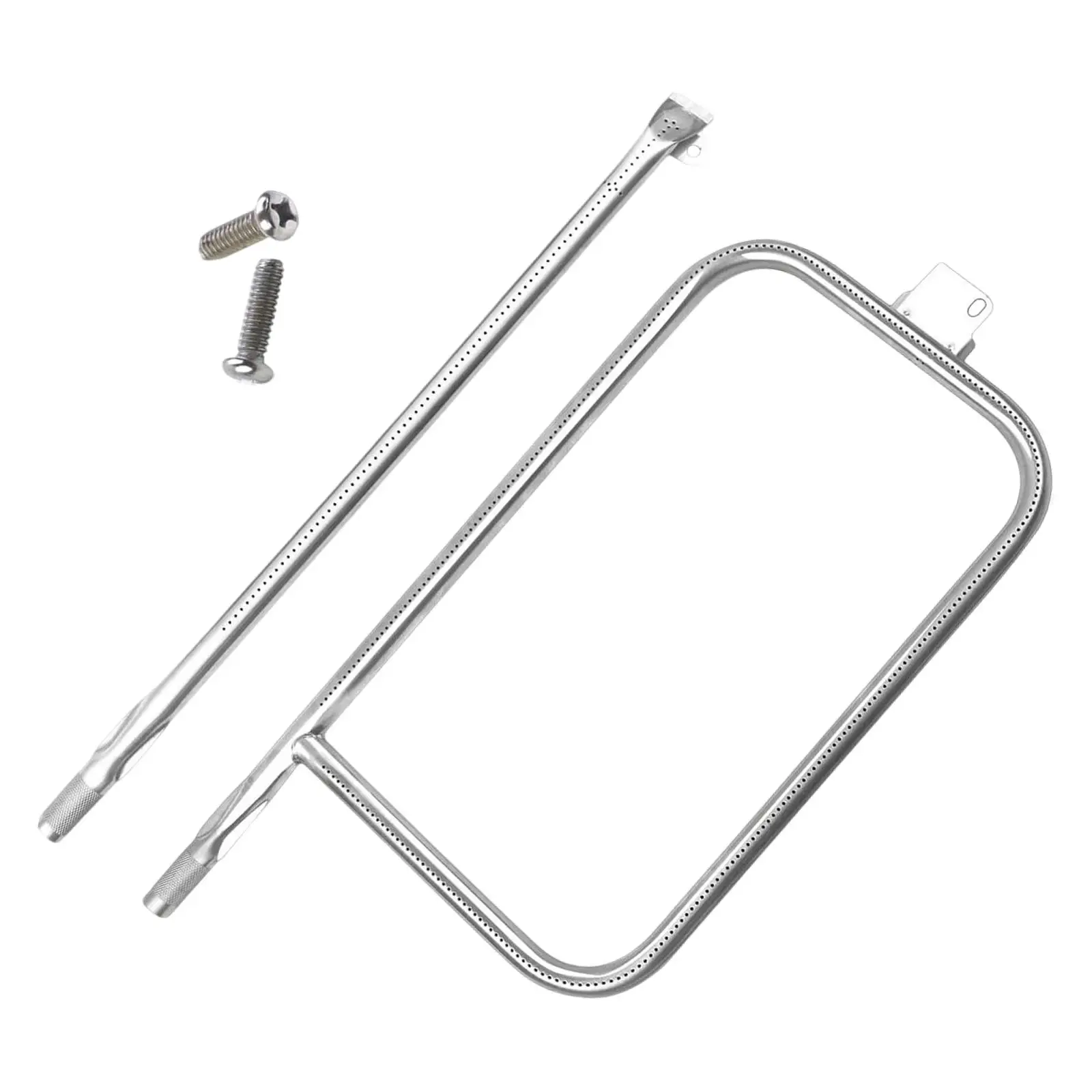 Stainless Steel Burner Tube Replacement Part Pipe for Q300Q320Q3200 Easy to Install Gas Rack for Grill Burner Sturdy Burner Tube