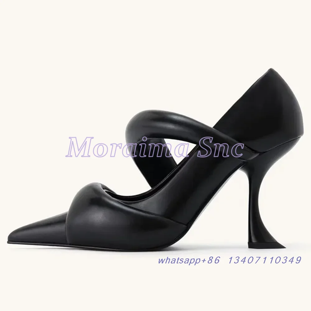 2026 جديد أشار تو مضخات الضحلة الانزلاق على كاندي الألوان رقيق رقيقة عالية الكعب مثير موضة الصنادل النسائية أحذية الصيف الصلبة #3