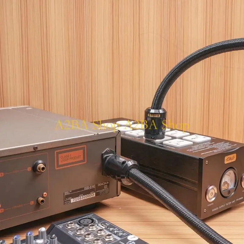 

A2BA Аудиофильский шнур питания HiFi 12AWG, 3-контактная вилка стандарта США, 125 В/15 А для усилителя сабвуфера