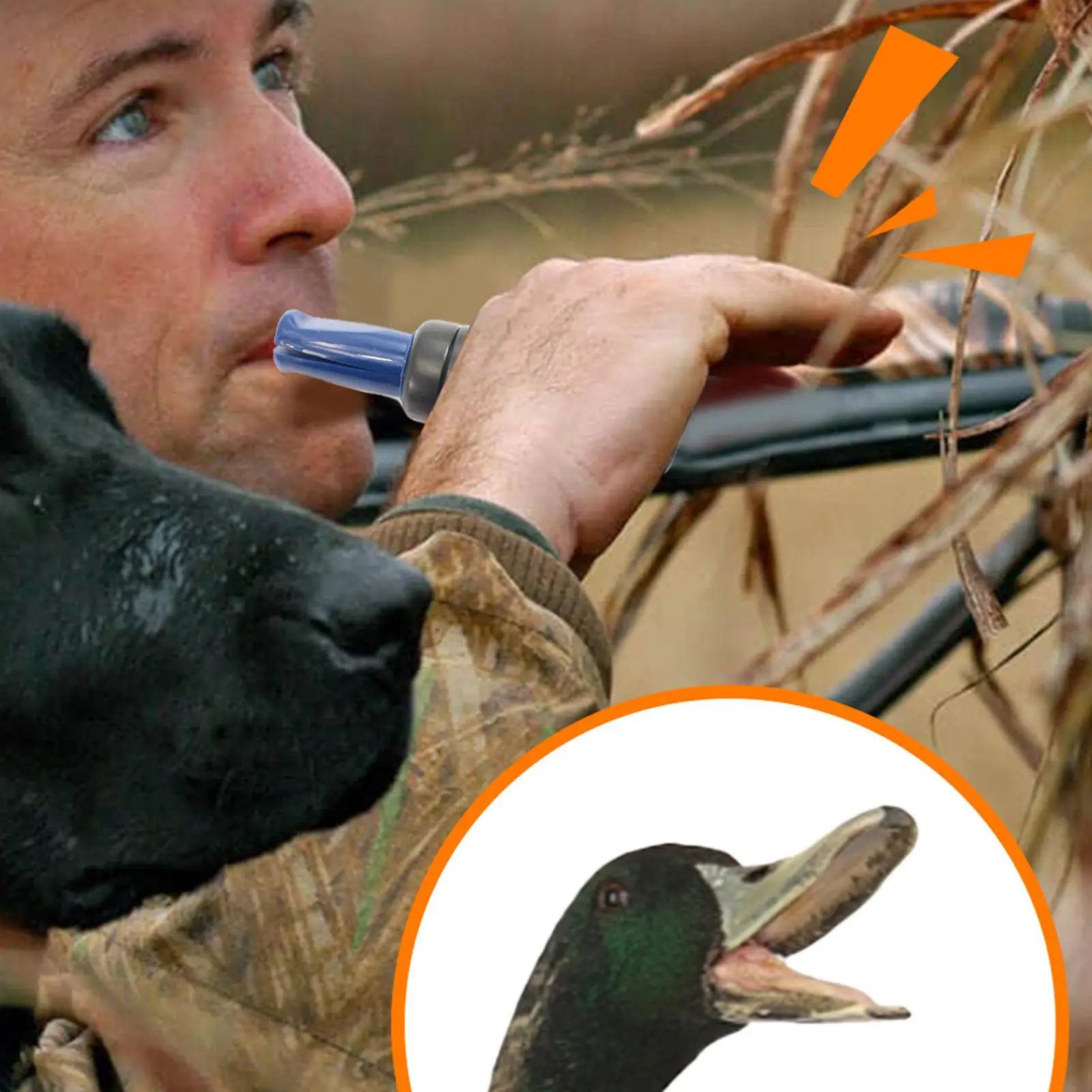 Duck Calls Whistle for Adults, Pheasent Call, Realistic Sound, Quack Caller, Decoys for Hunting Accessories