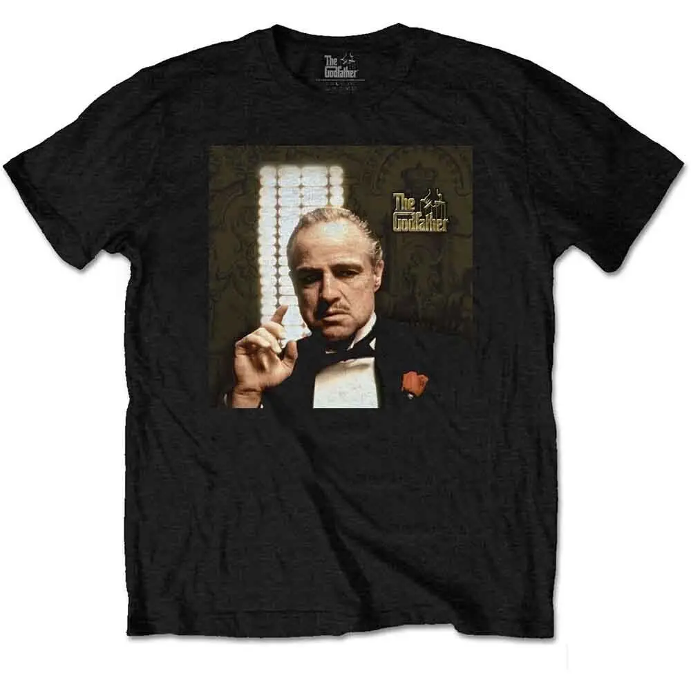 

The Godfather T Shirt Pointing Movie Logo Official Mens Black L