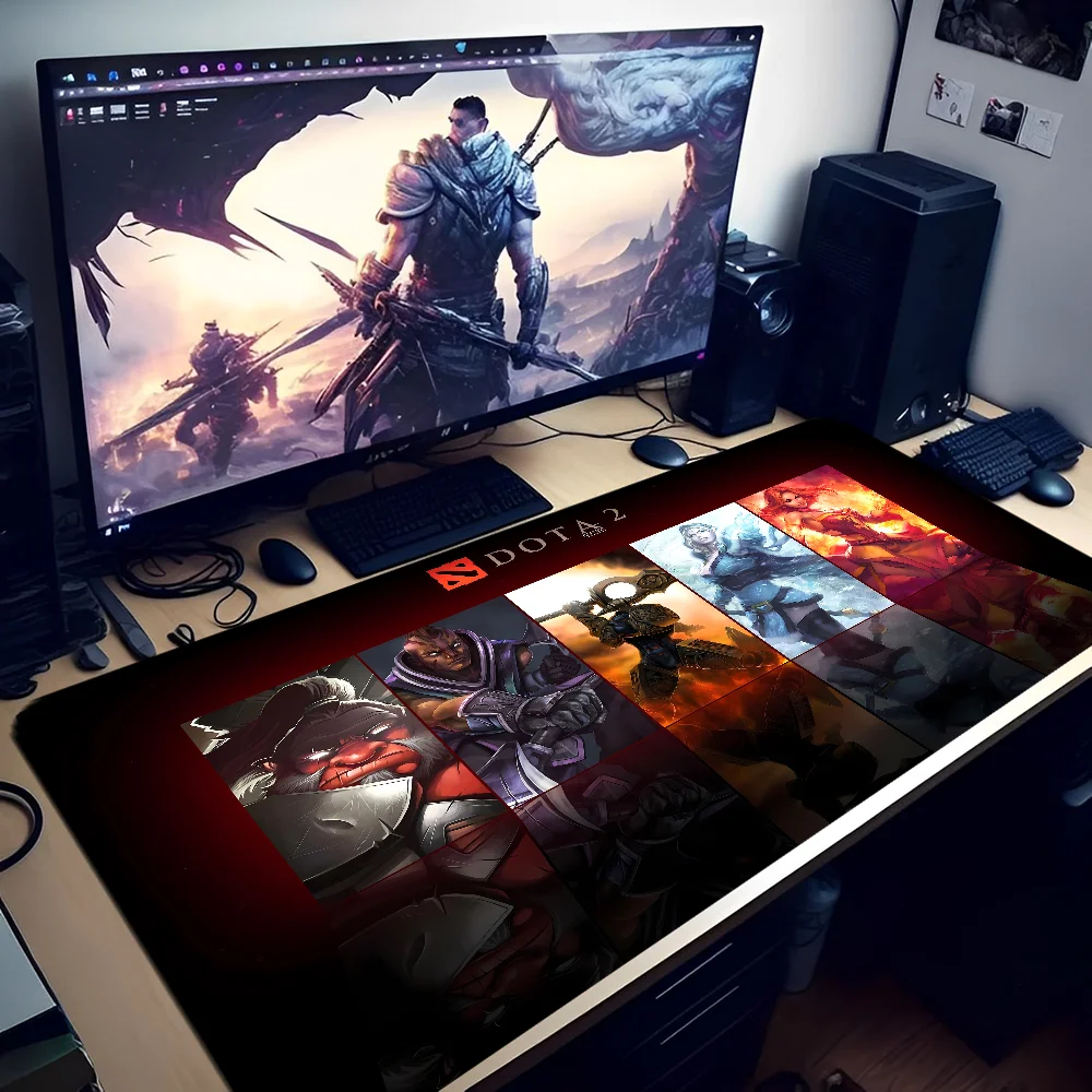 Game D-Dota 2 Mousepad In Stocked Laptop Gaming Mice Mousepad Size for large Edge Locking Game Keyboard Pad