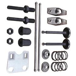 Valve Rocker Arm Push Rod Guide Plate Set for Honda GX160 GX200 5.5HP 6.5HP 168F Generator Water Pump Trimmer Brush Cutter Machi