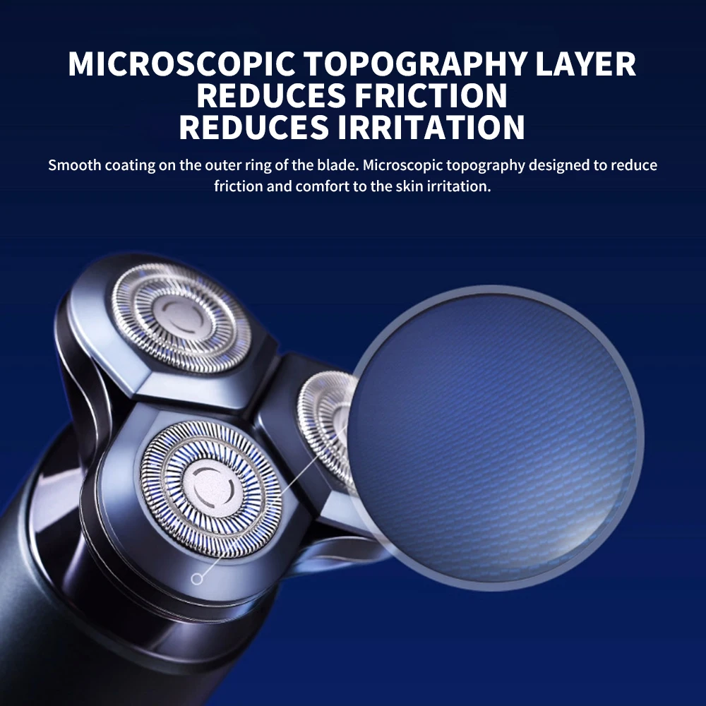 Xiaomi mijia barbeador elétrico s700 portátil flex navalha 3 cabeça de barbear ipx7 à prova dwaterproof água lavável aparador barba trimer cortador 30 dias