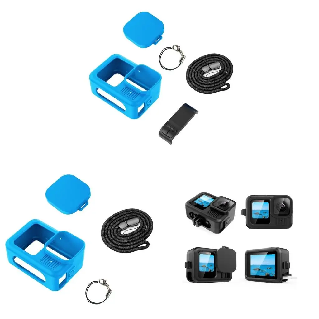 All-Round Silicone Case with Lens Cover for Camera Precise Cut