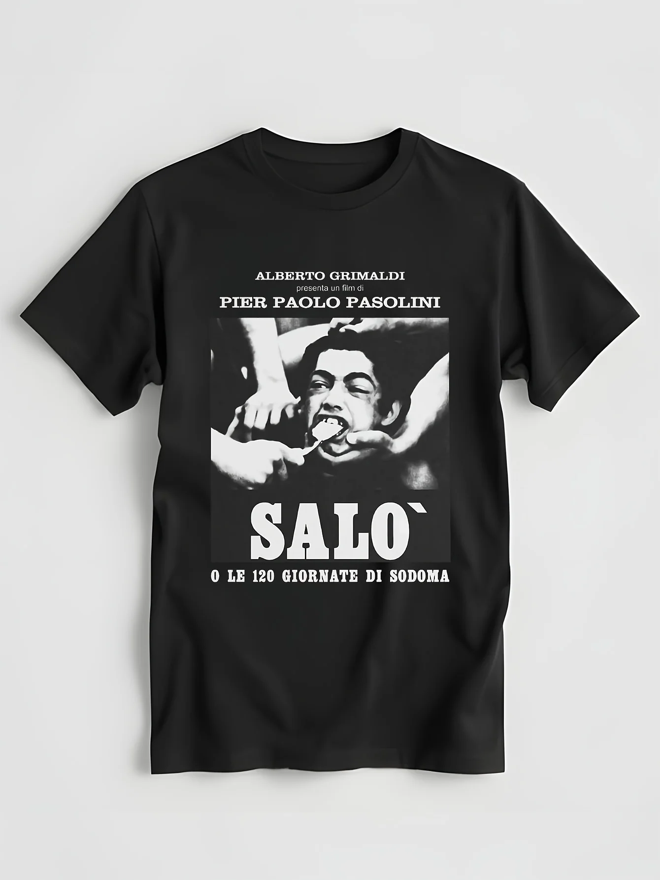 Salò or the 120 Days of Sodom Pier Paolo Pasolini Tee T-shirt Navy