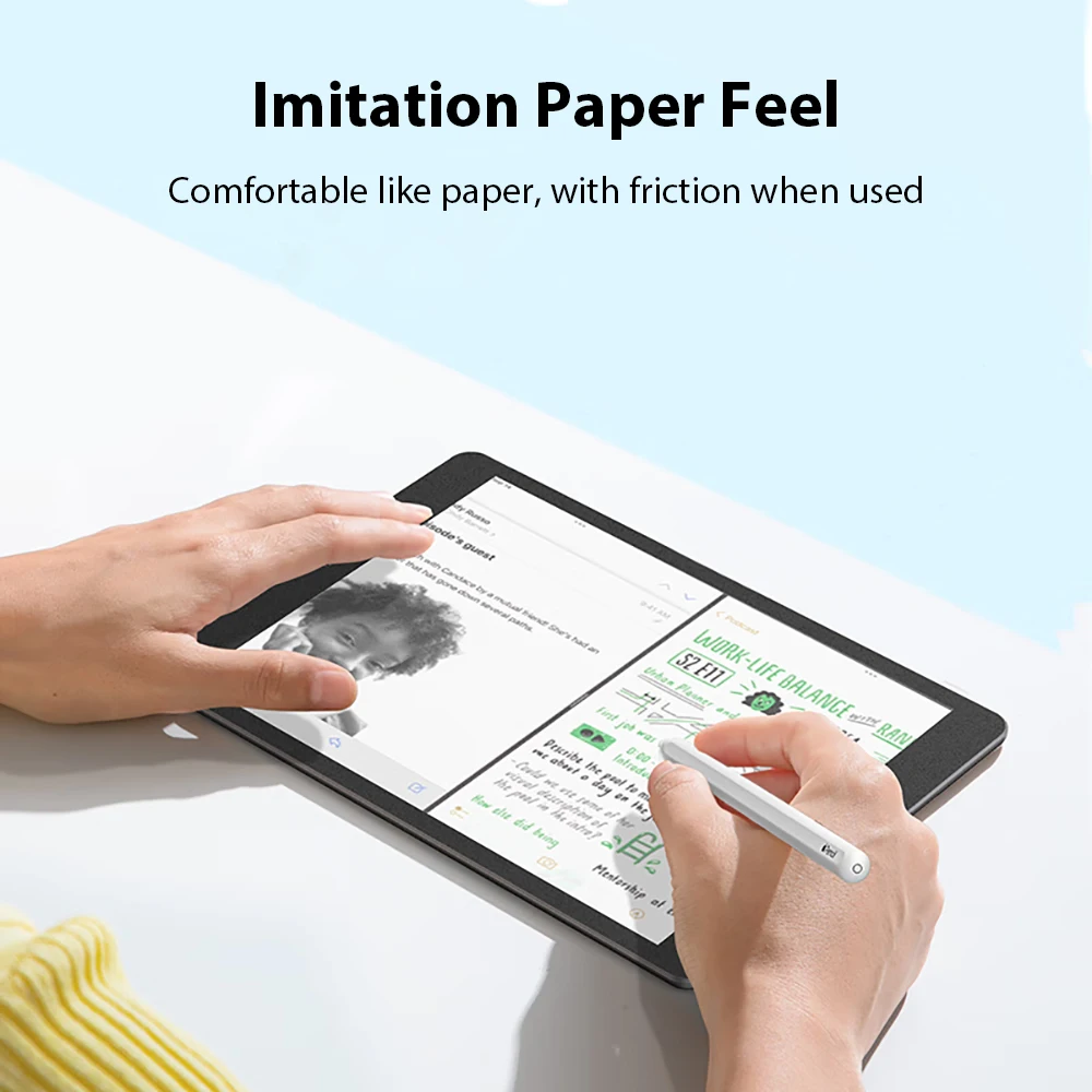 Paper Film For Ipad Pro 13 11 M4 12.9 Air 5 4 3 2 Screen Protector For Ipad 10 9 10th 9th 8 8th 6th Generation Mini 6 2024 Matte