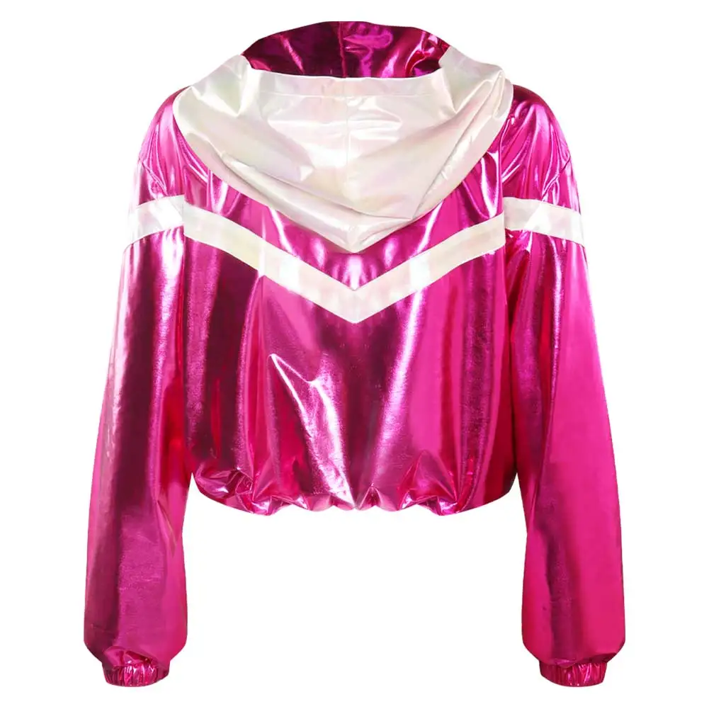 Costume de Cosplay Rétro des Années 80 et 90 pour Adulte, Veste Hip Hop Chang Rose, Manteau Déguisement, Tenues d'Halloween, ixde Carnaval