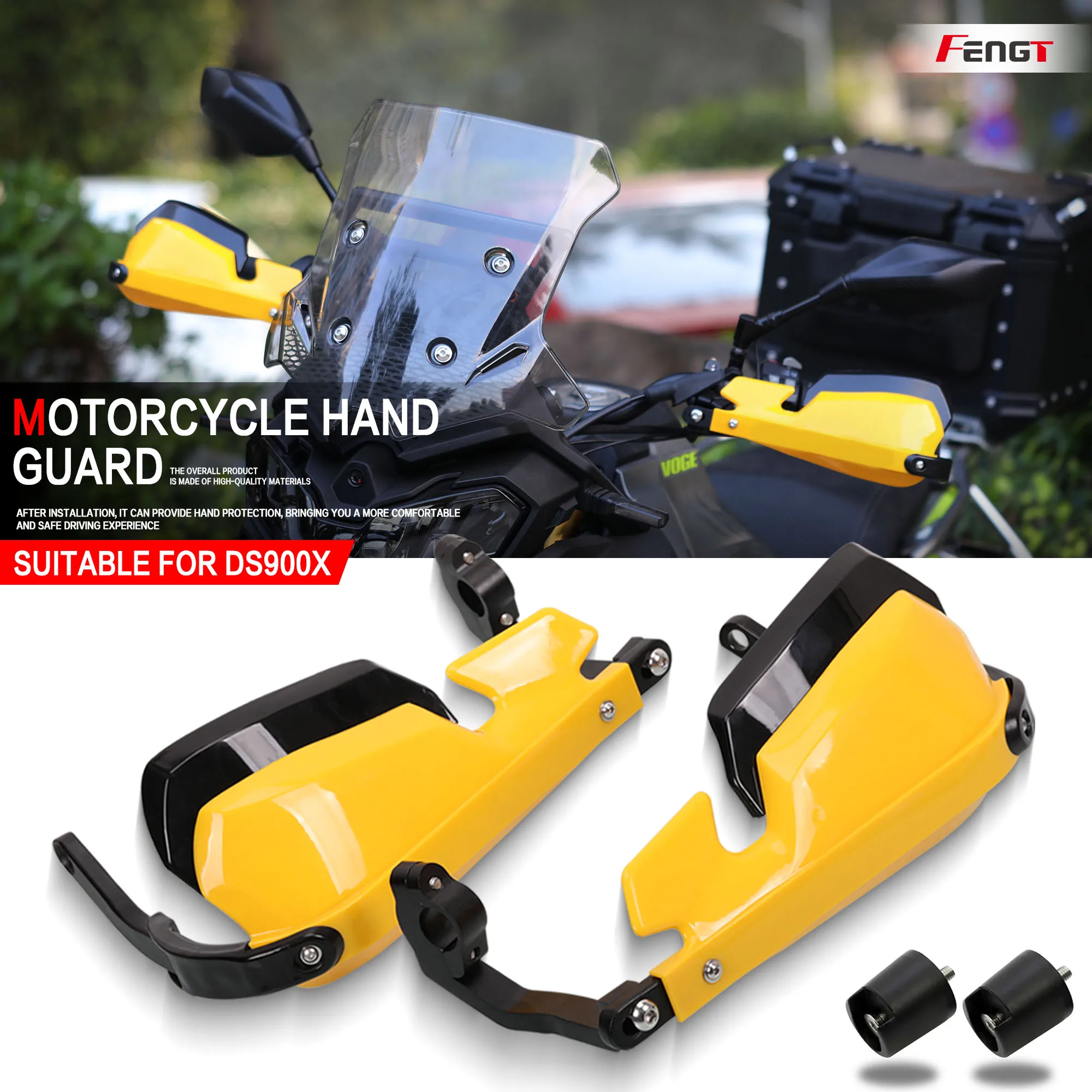 

For VOGE Valico DS900X DSX900 Motorcycle Aluminum Handguard Shield Hand Guard Protector Handle Windshield DSX 900 DS900 900dsx