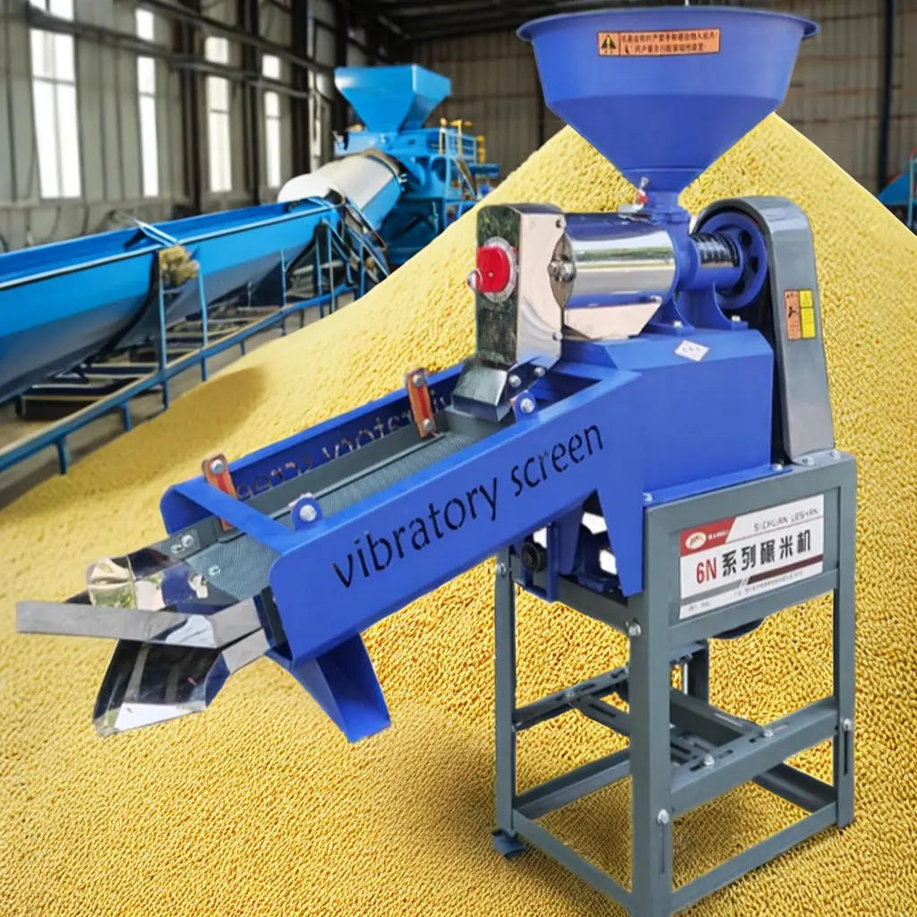 

Compact Home Rice Mill Machine, Multi-Function Rice Huller Sheller New Model Polishing Grinding Mill
