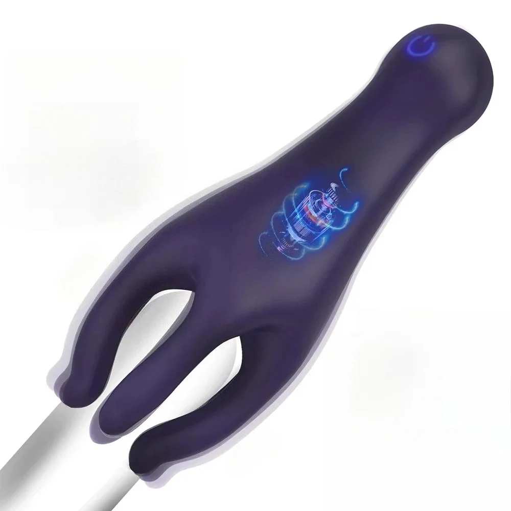 10 Modes Vibrating Massager for Men USB Rechargeable Personal Care Trainer Silent Waterproof Massage Device
