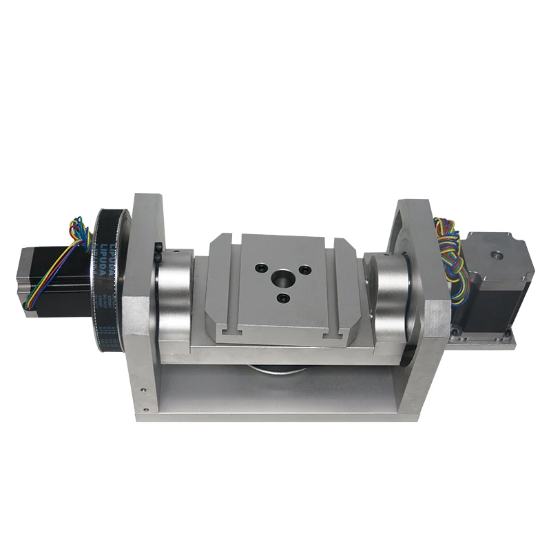 CNC 4th Axis 5th Axis A Aixs Rotary Axis 98MM Center Height with Table for CNC Router