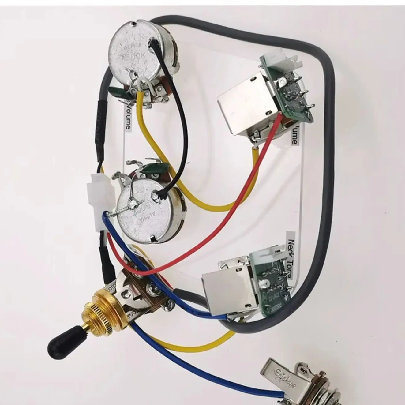 Top Selling Electric Guitar Pickup Wiring Harness Set with Push-Pull Switch Potentiometer for LPSG-style  No Welding Required