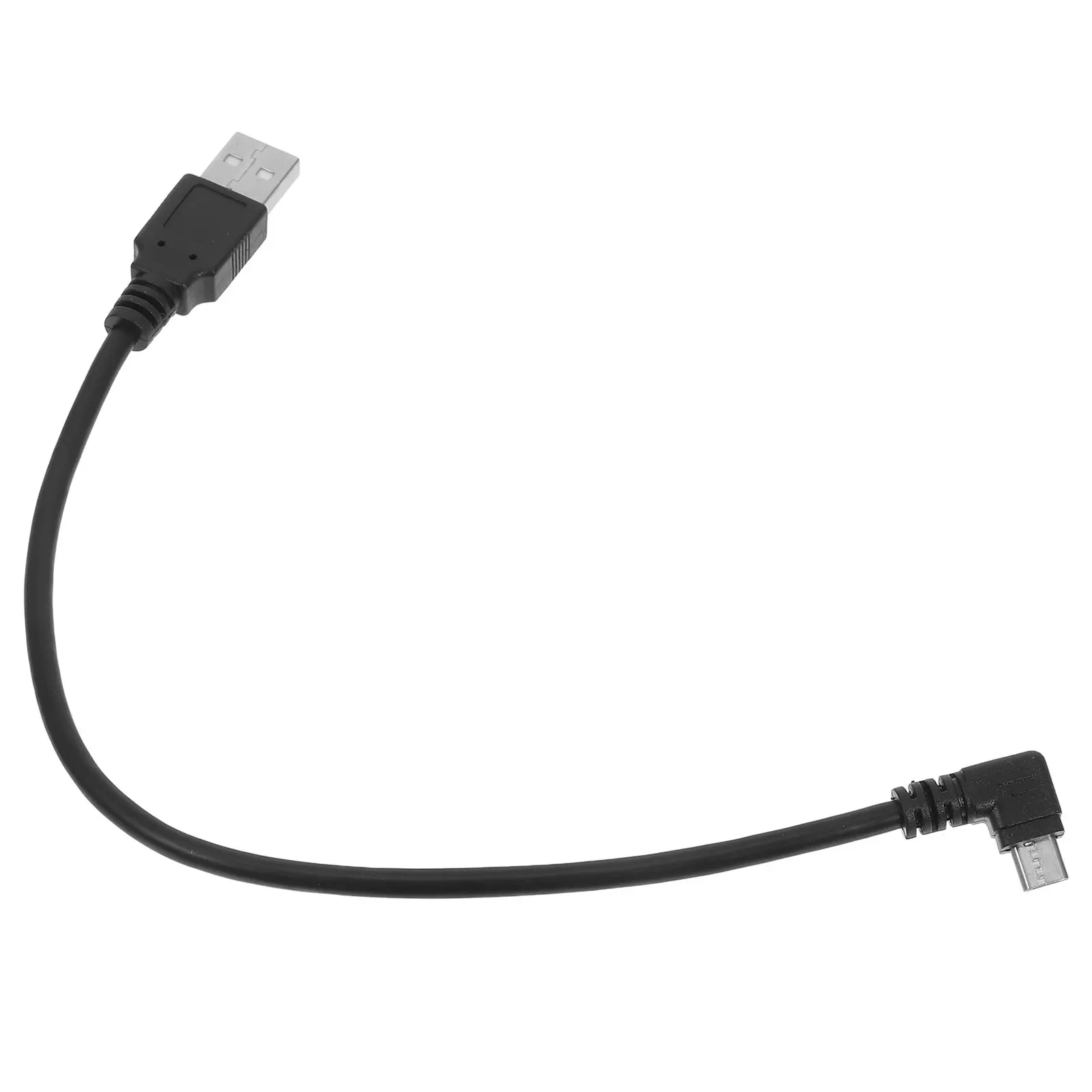 Right Angle Micro USB Cable 90 Degree Dual Elbow Fast Charging Data Transfer Compatible Devices Wear Resistant Cable